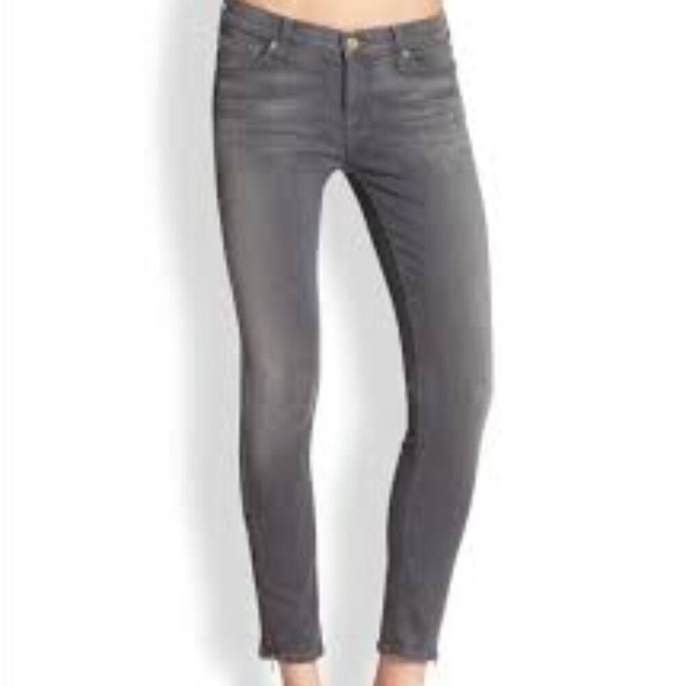 7 For All Mankind - Women's Gwenevere Grey Ankle Skinny W25